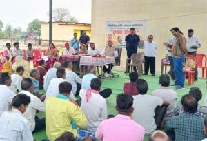  कृषि मंत्री  रामविचार नेताम  विकसित कृषि संकल्प अभियान में हुए शामिल