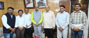  राज्यपाल श्री डेका से अखिल भारतीय व्यापारी परिसंघ ने की सौजन्य भेंट