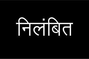प्रभारी जिला शिक्षा अधिकारी एल.पी. पटेल निलंबित