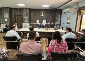  खाद्य विभाग, जिला विपणन, नागरिक आपूर्ति एवं सहायक पंजीयक सहकारी संस्थाएं की हुई समीक्षा बैठक