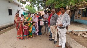  नगर पालिका परिषद तिल्दा नेवरा में घर-घर जाकर बनाए जा रहे आयुष्मान कार्ड