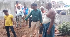 उत्तर गंगोत्री, सुपेला थाने के पीछे एवं नेहरू नगर में हो रहे  अवैध कब्जे को हटाया गया