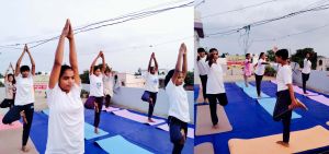 छत्तीसगढ़ राज्य बाल कल्याण परिषद द्वारा मनाया गया अंतराष्ट्रीय योग दिवस 