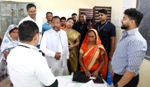 लोगों का कल्याण ही हमारा सेवा धर्म: मंत्री श्री नेताम