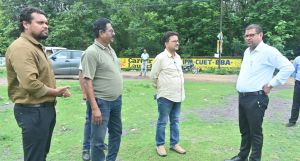  आयुक्त ने किया वर्किग वुमन हाॅस्टल निर्माण स्थल का निरीक्षण