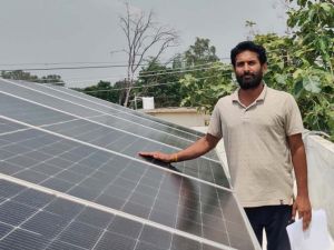  ’पीएम सूर्य घर योजना से ओमप्रकाश उपाध्याय को मिली ऊर्जा स्वतंत्रता’