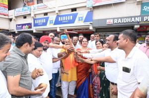   विधायक पुरंदऱ मिश्रा, महापौर मीनल चौबे ने निगम जोन 3 के वार्ड 33 में विकास कार्यों के लिए किया भूमिपूजन