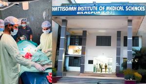 सिम्स में ऑपरेशन के दौरान सोनोग्राफी की मदद से निकाले गए लोहे के चार तार सिम्स में ऑपरेशन के दौरान सोनोग्राफी की मदद से निकाले गए लोहे के चार तार