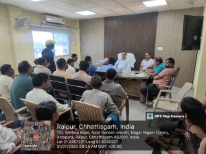 अपर आयुक्त स्वास्थ्य ने जोन 1, 4, 6,7 में ली सफाई कार्य की समीक्षा बैठक अपर आयुक्त स्वास्थ्य ने जोन 1, 4, 6,7 में ली सफाई कार्य की समीक्षा बैठक