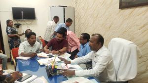 निगम जल विभाग अध्यक्ष संतोष सीमा साहू ने बैठक लेकर मानसून के दौरान शुद्ध पेयजल आपूर्ति सतत मॉनिटरिंग कर करवाने के निर्देश दिये 