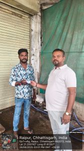 प्रतिबंध दिवस पर भाठागांव में खुली चिकन दुकान को निगम ने  किया सीलबंद