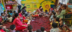 प्रोजेक्ट ‘आओ बांटे खुशियां’ से बच्चों के चेहरों में खिली मुस्कान प्रोजेक्ट ‘आओ बांटे खुशियां’ से बच्चों के चेहरों में खिली मुस्कान