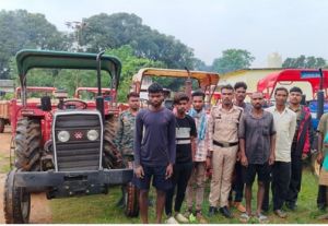  अवैध रेत उत्खनन पर प्रशासन की सख्ती