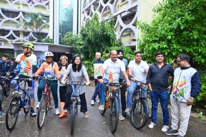  सायकलोथान 2025 अंतर्गत सायकल रैली