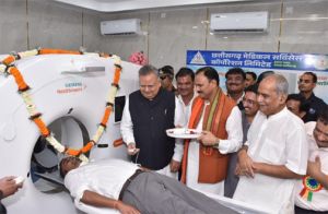  विधानसभा अध्यक्ष एवं स्वास्थ्य मंत्री ने सीटी स्कैन मशीन का किया लोकार्पण