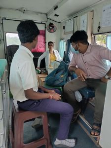 सड्डू शासकीय प्रयास बालक छात्रावास में आयोजित स्वास्थ्य शिविर में 70 छात्रों और कर्मचारियों का स्वास्थ्य परीक्षण