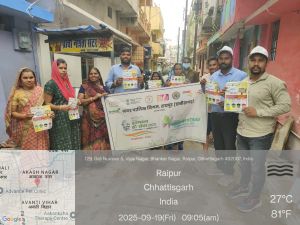 अवंति विहार कालोनी में पार्षद श्रीमती प्रभा विश्वकर्मा के नेतृत्व में आमजनो को स्वच्छता हेतु जागरूक बनाया अवंति विहार कालोनी में पार्षद श्रीमती प्रभा विश्वकर्मा के नेतृत्व में आमजनो को स्वच्छता हेतु जागरूक बनाया