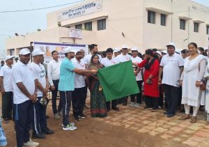  नशा मुक्त भारत अभियान अंतर्गत सेवा मैराथन दौड़ का आयोजन