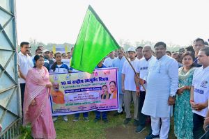  दसवां राष्ट्रीय आयुर्वेद दिवस के अवसर पर रन फॉर आयुर्वेदा का आयोजन