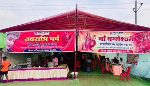  सेवा पंडालों में पदयात्रियों के लिए भोजन और नाश्ते के साथ विश्राम की भी सुविधा