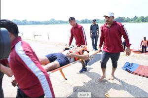  बाढ़ एवं गैस रिसाव जैसी आपदाओं से निपटने मॉकड्रिल का आयोजन