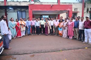  सेवानिवृत्त हुए 4 कर्मचारियों को दी गई बिदाई