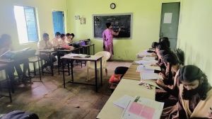  शासकीय हाई स्कूल ग्राम बरौंडा में युक्तियुक्तकरण से पढ़ाई हुई आसान