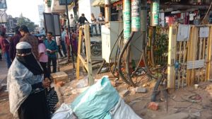 नगर निगम ने सडक को करवाया कब्जामुक्त 