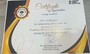 छत्तीसगढ़  प्रधानमंत्री जन आरोग्य योजना के क्रियान्वयन में अव्वल