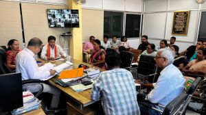  जोन 7 अध्यक्ष की पार्षदो, अधिकारियों, खेल संगठनो, स्कूल प्राचार्यों की बैठक