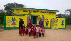  मनरेगा से साकार हुआ सपनों का आंगनबाड़ी केंद्र