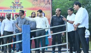   छठ महापर्व  :  कलेक्टर, एसपी और आयुक्त ने प्रमुख घाटों का  किया निरीक्षण