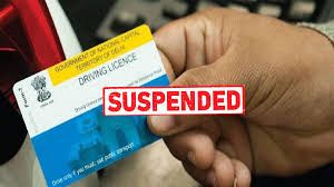 मोटरयान अधिनियम का उल्लंघन करने वाले 504 वाहन चालकों के ड्राइविंग लाइसेंस निलंबित  