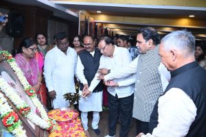  स्थापना दिवस पर प्रधानमंत्री नरेन्द्र मोदी जी के आगमन को लेकर रायपुर शहर जिले की बैठक संपन्न