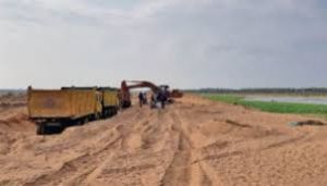 जरगा रेत खदान की पांच साल के लिए हुई नीलामी