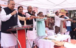  विधानसभा अध्यक्ष ने जनसमुदाय को दिलाया नशा मुक्त भारत का संकल्प