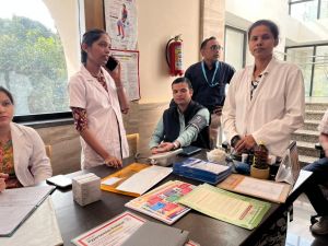   विश्व मधुमेह दिवस पर विशेष : राज्य स्तरीय समीक्षा बैठक के दौरान विभाग के अधिकारीयों/ कर्मचारियों की की गई एन सी डी स्क्रीनिंग