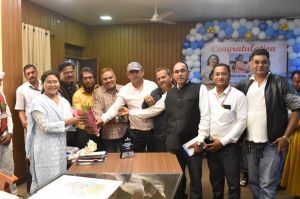 सिटी प्रेस क्लब के सदस्यों ने दी कलेक्टर को बधाई