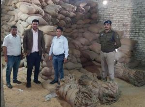 राजनांदगांव में 57 लाख 28 हजार 800 रूपए मूल्य का 1848 क्विंटल अवैध धान जप्त