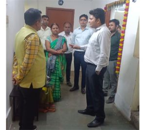  एसआईआर मतदाता सुचियों का विशेष गहन पुनरीक्षण कार्य की प्रगति का निगम आयुक्त ने किया निरीक्षण