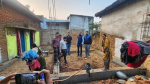 एनआईटी रायपुर की टीम द्वारा दुर्ग जिले में मनरेगा एवं पीएम आवास निर्माण कार्यों का निरीक्षण