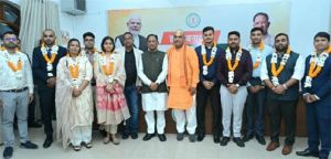 मुख्यमंत्री से छत्तीसगढ़ लोक सेवा आयोग 2024 के टॉप 10 अभ्यर्थियों ने की सौजन्य भेंट