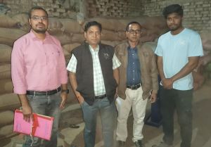 राजनांदगांव में 1408 बोरा  अवैध धान जप्त