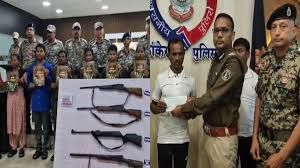 कांकेर में कुल 23 लाख रुपए के इनामी चार नक्सलियों ने किया आत्मसमर्पण
