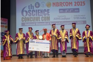 एम्स के नर्सिंग अधिकारी को राष्ट्रीय बायोमेडिकल यंग रिसर्चर सम्मान; HOAC डिवाइस ने दिलाया देशव्यापी गौरव