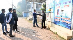 सेक्टर 02 क्षेत्र का किया औचक निरीक्षण किये निगम आयुक्त 