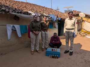  ड्राई-डे में अवैध शराब पर कार्रवाई