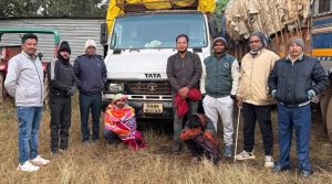  नानगुर में ओडिशा से आ रहे 100 बोरी धान और मिनी ट्रक को किया जब्त