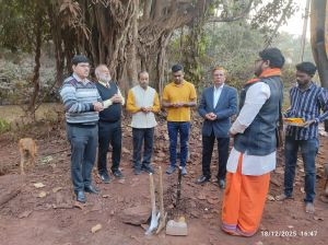  भिलाई इस्पात संयंत्र ने महामाया माइंस&ndash;गोटूलमुंडा चौक सीमेंट कंक्रीट सड़क परियोजना का किया शुभारंभ
