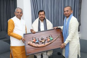 राष्ट्रीय कार्यकारी अध्यक्ष  नितिन नबीन को पूर्व विधानसभा अध्यक्ष कौशिक ने बधाई दी